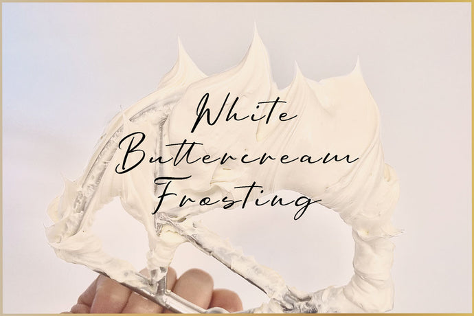How to make white colour buttercream frosting