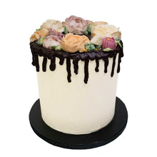 Load image into Gallery viewer, Lilac + Peach ✨ Flower Celebration Cake