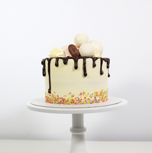 Load image into Gallery viewer, Chocolate Sphere Sprinkle Drip Bundle Cake