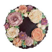 Load image into Gallery viewer, Lilac + Peach ✨ Flower Celebration Cake