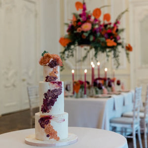Kate Izak Photography - Vibrant Wedding Cake