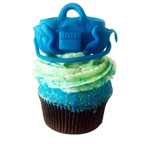 fashion designer bag cupcake | Bal Cakery