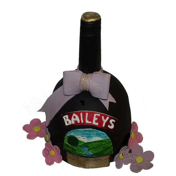 Baileys Bottle Irish Cream Birthday Cake