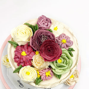 Shades of Pink ✨ Flower Celebration Cake