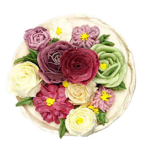 Buttercream flower birthday cake London