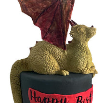 Load image into Gallery viewer, 3D Green Dragon Birthday Cake