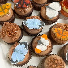 Load image into Gallery viewer, Wafer Butterfly Organic Cupcakes