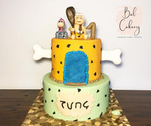 Load image into Gallery viewer, Flintstones Bam Bam Birthday Cake